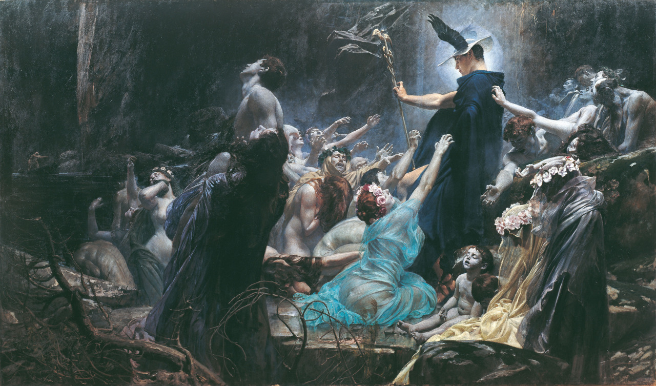 Adolf Hirémy-Hirschl, Souls on the Banks of the Acheron