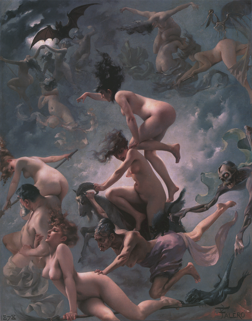 Luis Ricardo Falero, Witches going to their Sabbath"